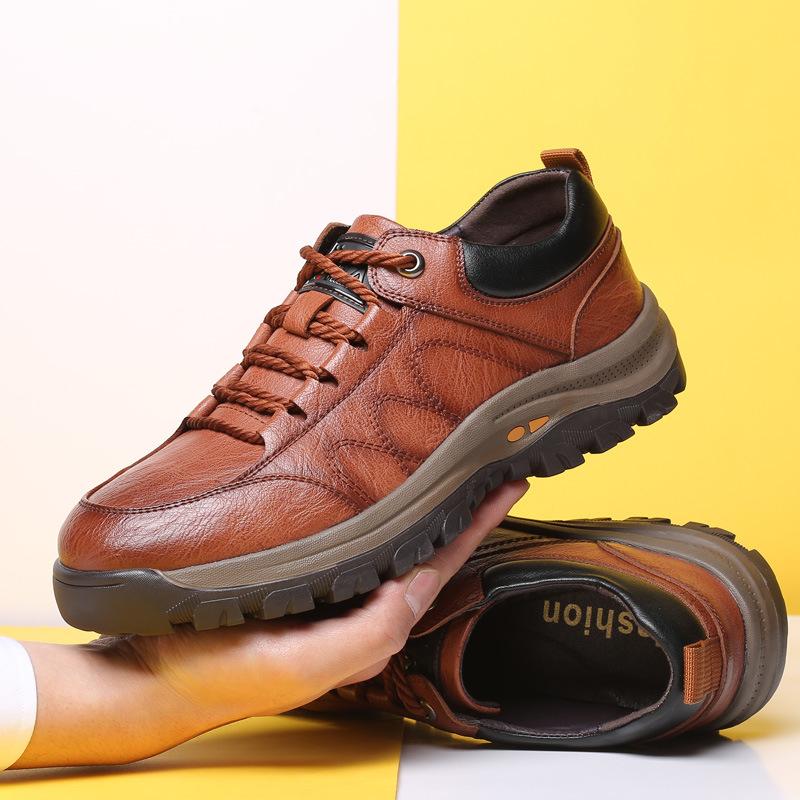 Модная мужская обувь из натуральной кожи — фото 7