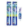 Oral Care Set: Soft & Firm Toothbrushes + 7-Effect Toothpaste