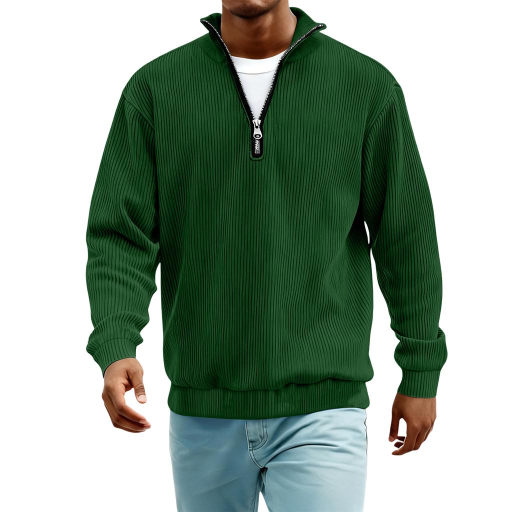 Herren 1/4-Zip Kapuzensweatshirt
