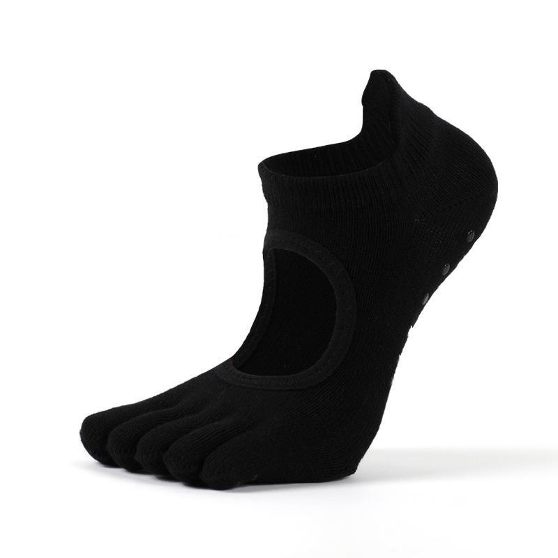 

Женские нескользящие носки MEIKAN с раздельным носком для йоги и пилатеса Women s One Size чёрный