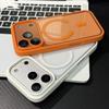 Orange For Magsafe Magnetic Phone Case For iPhone 17 16 15 14 13 12 11 Pro Max Wireless Charging Acrylic Hard Protect Cover