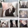 BL M-manhwa Anime Pillow Case Plush Fabric Soft  Pillowcase Double Sided Print Cushion Cover Household Gifts