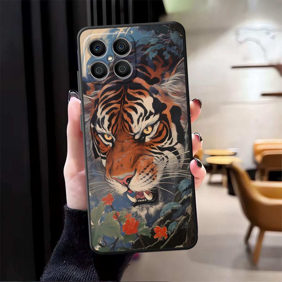 Cool Animal Tiger Lion Funda Phone Cover Case for Honor 200 400 Lite 90 70 X6 X7 X8 Magic5Lite 8X X5b X9a