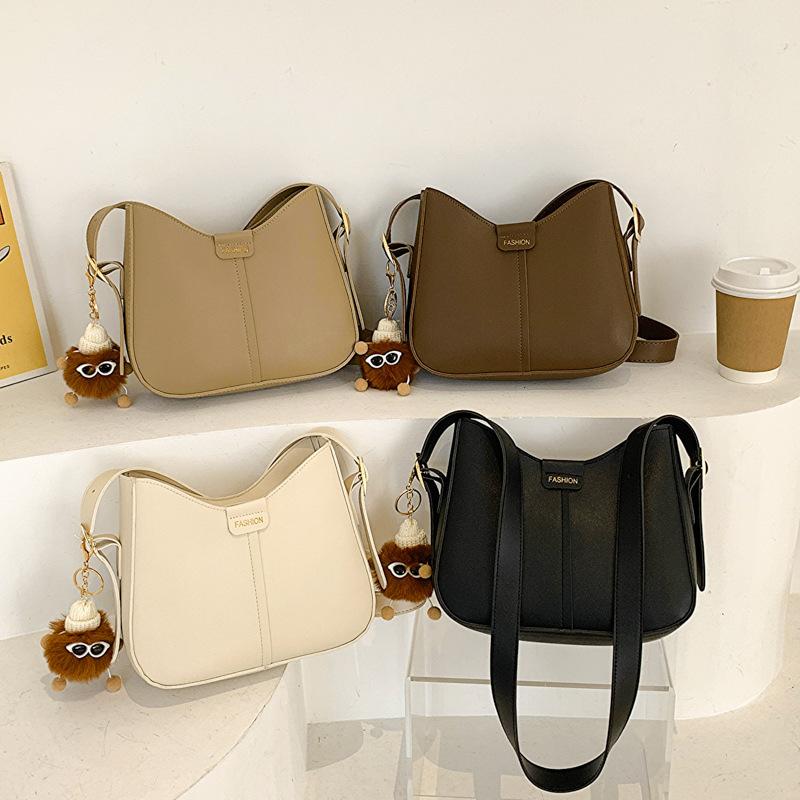 Bag 2025 New Internet Celebrity Simple Shoulder Messenger Bag Women's Foreign Style Niche Design Women's Bags Korean Version Texture Bags