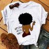 African Girl Tshirt African Girl Crewneck Trendy Casual Fashionable Printed Casual Shortsleeved Childrens And Adult Tshirt