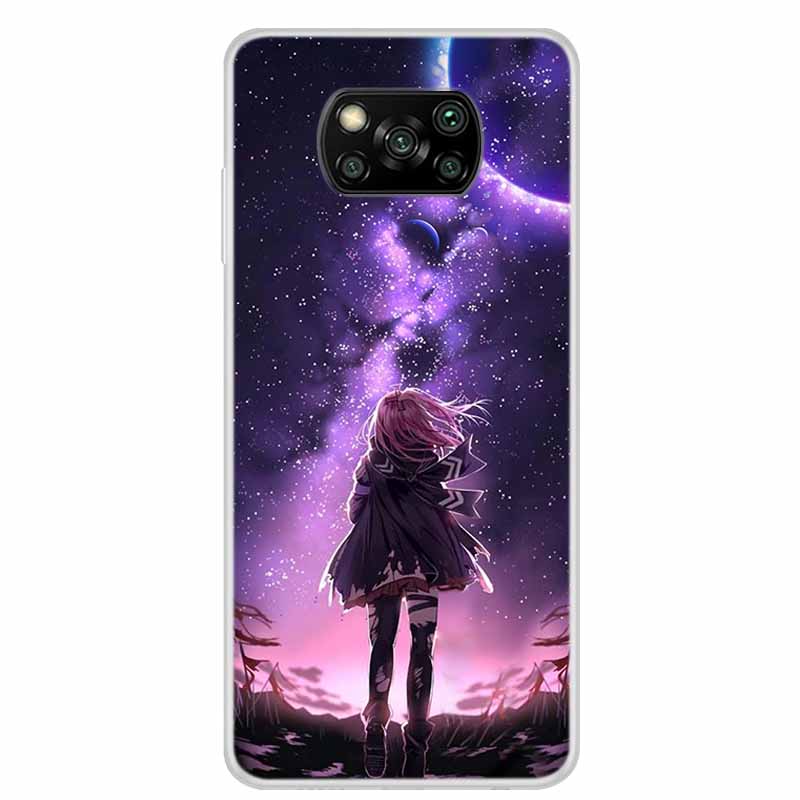 For Poco X3 Pro Case X3 NFC 6.67" Clear Marble Soft TPU Silicone Back Case for Xiaomi Poco X3 NFC Phone Covers Shockproof Fundas