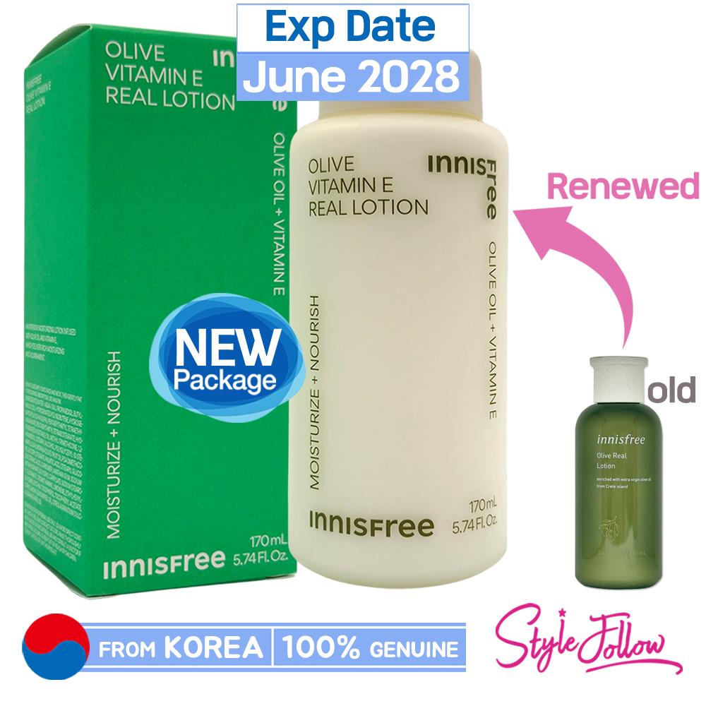 

[INNISFREE] Оливковый натуральный лосьон с витамином Е 170 мл 1pc + Sample Gifts