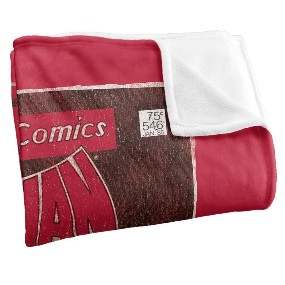 Batman Wanted Dead Or Alive Comic Cover Blanket