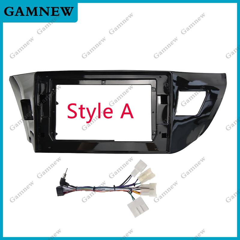 10 Inch Car Frame Fascia Adapter Android Radio Dash Fitting Panel Kit For Toyota Levin Corolla 2014-2016