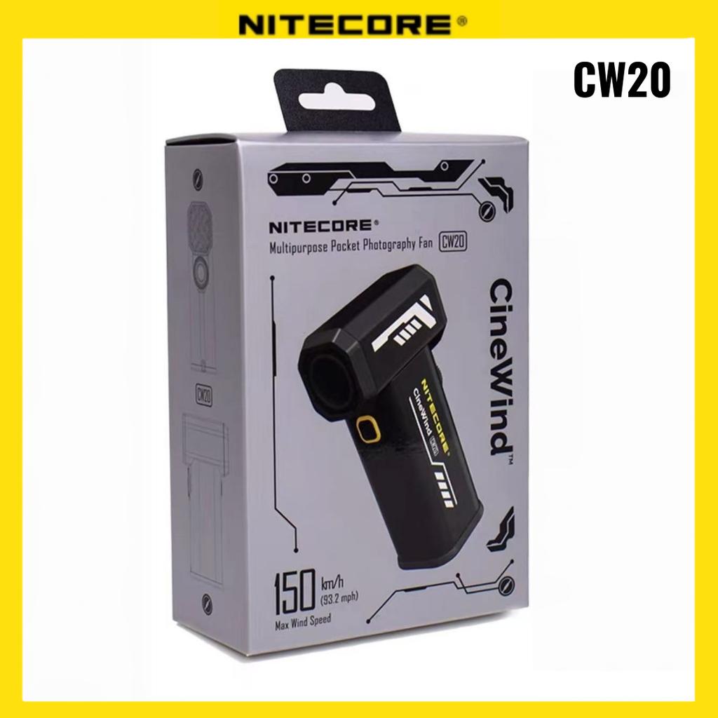 NITECORE CW20 Wind Blower Multipurpose Pocket Photography Fan Electric Portable Fan Stepless for Canon Sony Short Video Portable