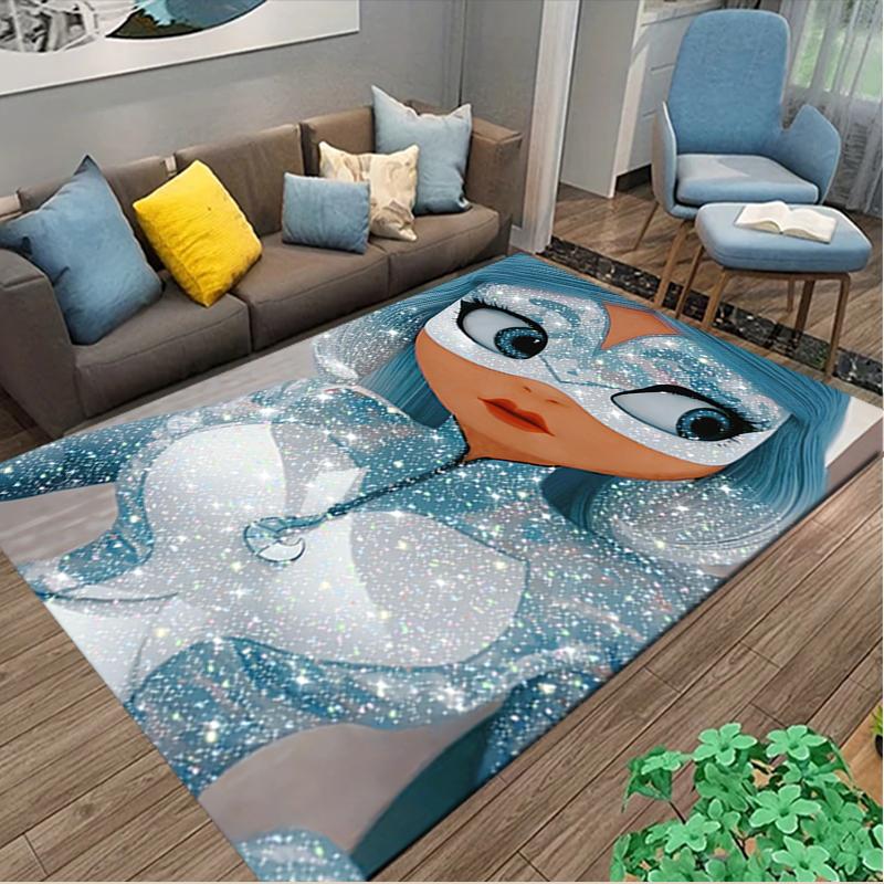 1pc General-purpose Rug, Ladybug Printed Area Rug, Comfortable Office Chair Carpet, Home Entrance Floor Mat