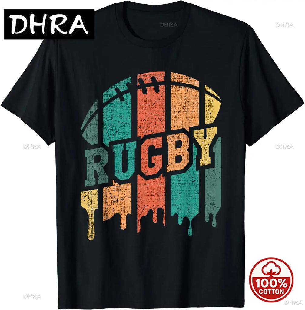 Vintage Rugby Player Sports Retro Unisex Boys Soccer Tee Cute Print Cartoon Loose Tee Unisex Unisex Fashion Tee Creativity Shortsleev