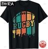 Vintage Rugby Player Sports Retro Unisex Boys Soccer Tee Cute Print Cartoon Loose Tee Unisex Unisex Fashion Tee Creativity Shortsleev