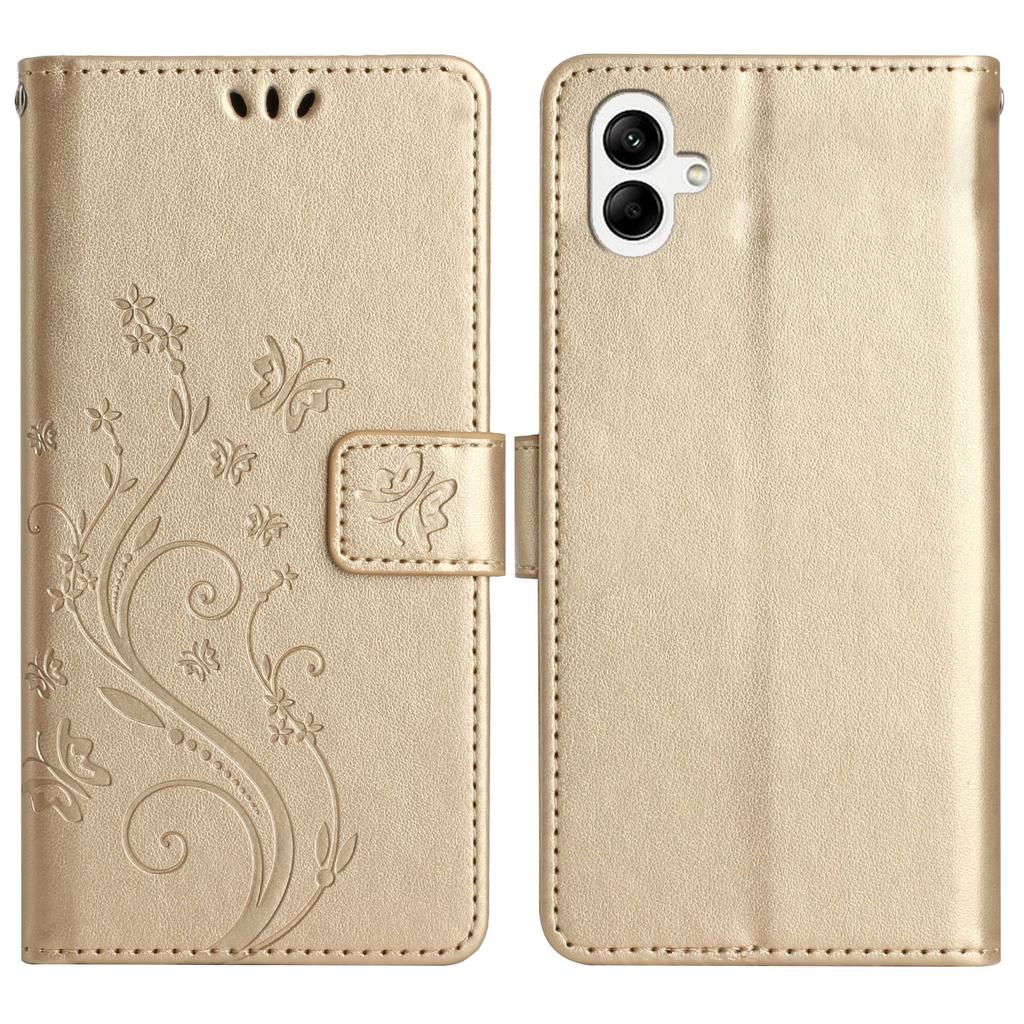 For Samsung Galaxy A06 4G Case PU Leather Phone Wallet Cover with Strap