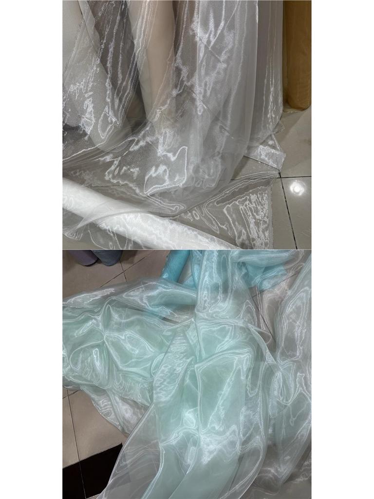 White Water Gauze: Light, Flowing, Transparent Yarn for Wedding Decor & Creative Exhibitions