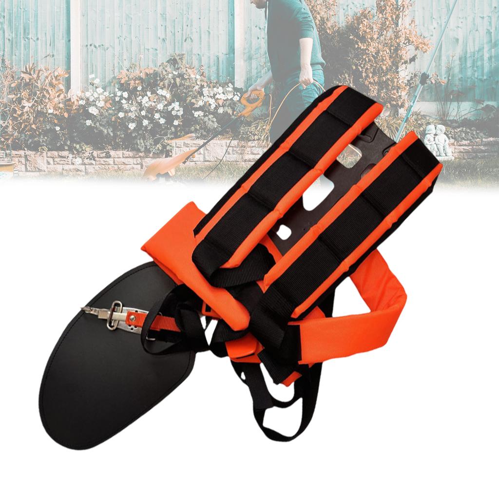 Double Shoulder Strap for Weeds Trimmer Adjustable Padded Harness Belt Suitable for Most Leaf Blowers and Brush Cutters