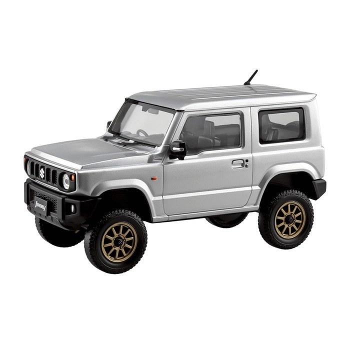 AOSHIMA Snap Kit No.09CU-SS Suzuki Jimny JB64 Custom Wheels (Silky Silver Metallic) 1/32 Scale Model