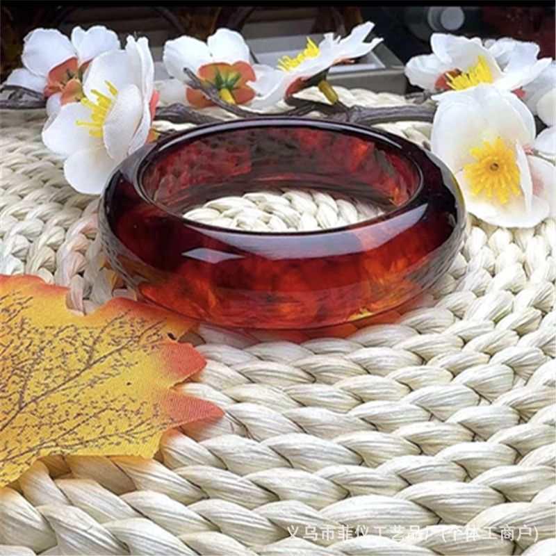 Blood Vein Amber Bracelet - Versatile Women's Style
