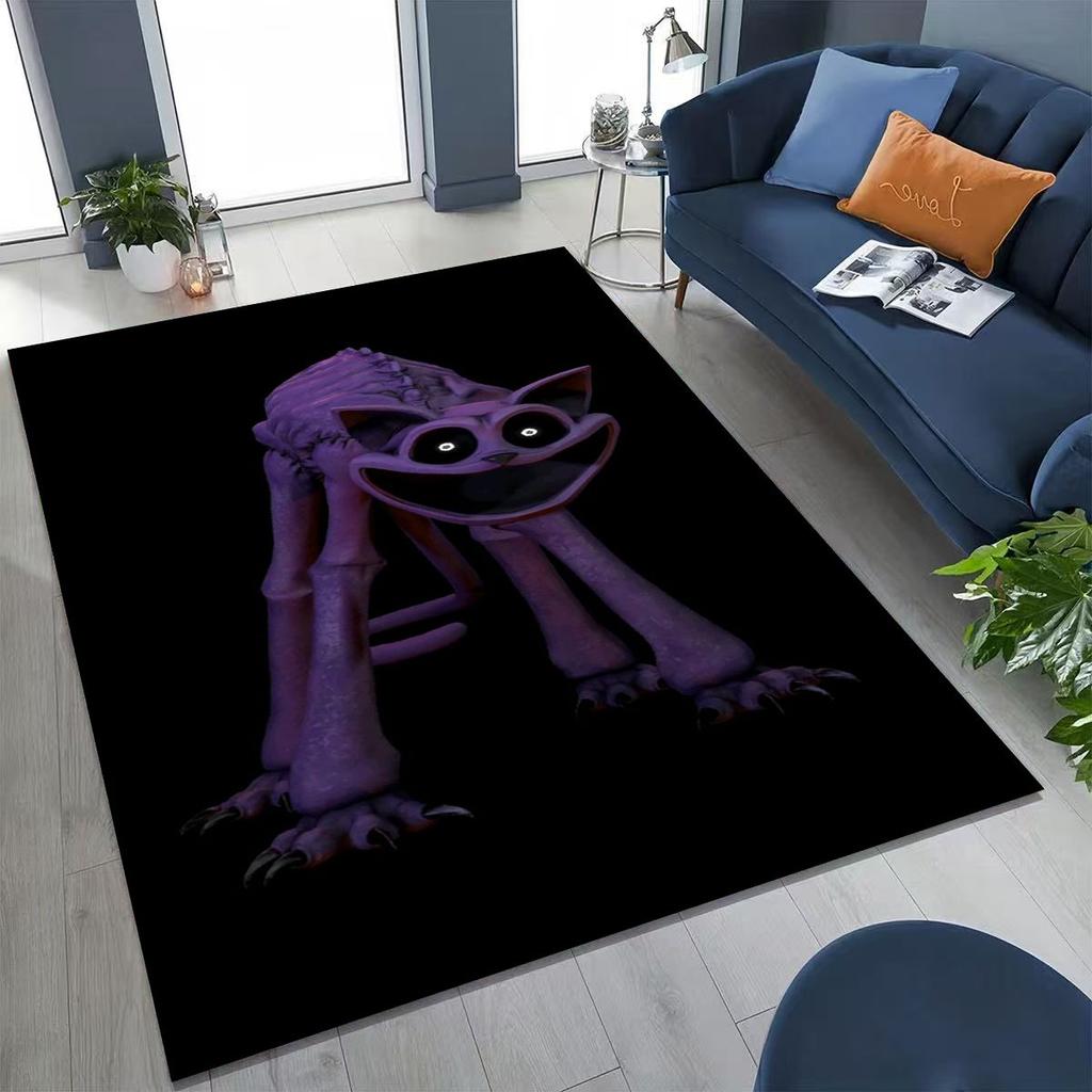 Cartoon S-Smiling C-Critters Craftycorn Catnap Rug for Bedroom Living Room Sofa Home Doormat Decor,Large Kid Non-slip Floor Mat