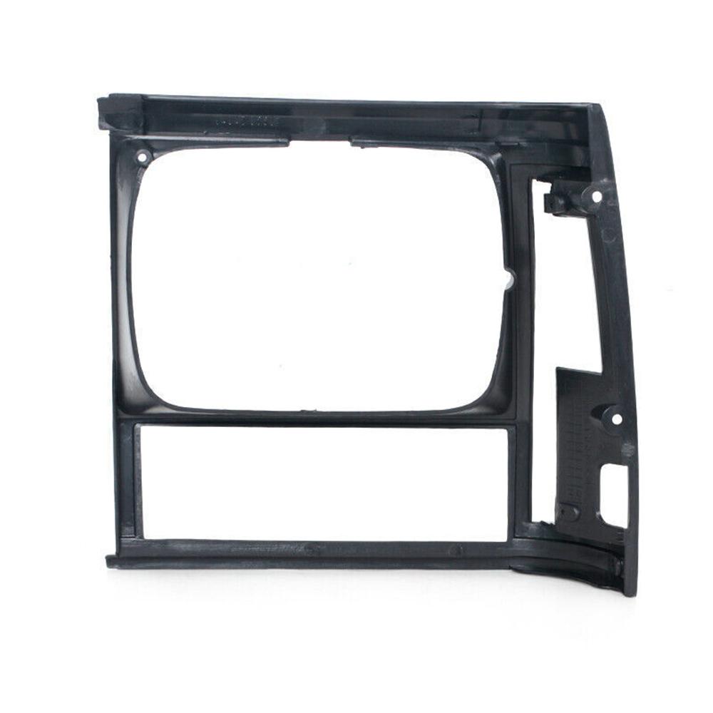 2KS Černý rámeček světlometu pro Jeep Cherokee Comanche Pickup Truck 1991-1996
