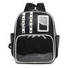Skole Ita-veske Trender Gjennomsiktig Ryggsekk med Glidelås Preppy Stil Myke Damevesker