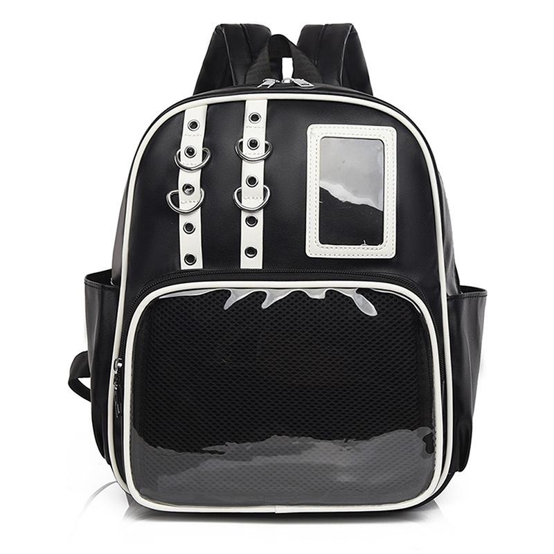 School Ita Bag  Trends Transparent Zipper Backpack Preppy Style Soft Women Bags