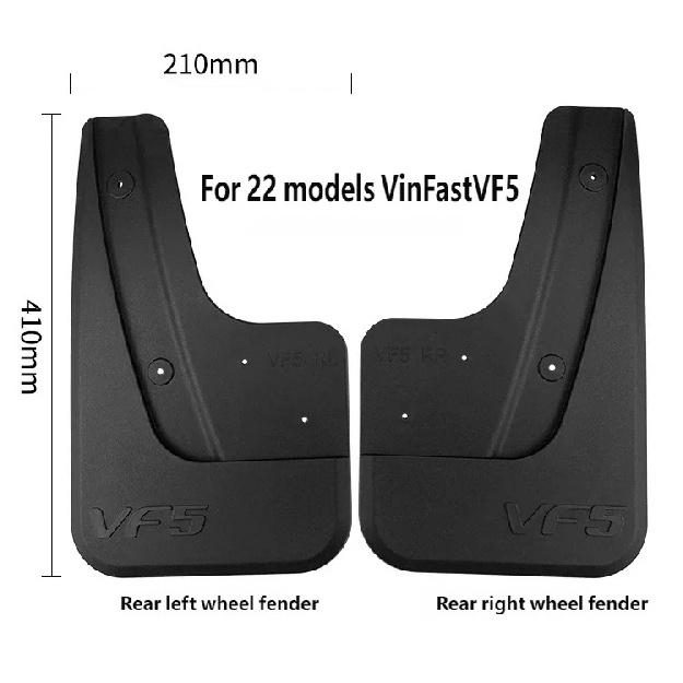 For VinFast VF 5 Car -2025  Fit Tire Mud Flaps Mudguards Water Scratch Resistant High Quality Auto Modification Parts