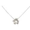 Necklace K18 White gold/Akoya Pearl Women