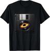 Floppy Disk Black Hole Vintage 90s Tech Space Astronomy Nerd T-Shirt