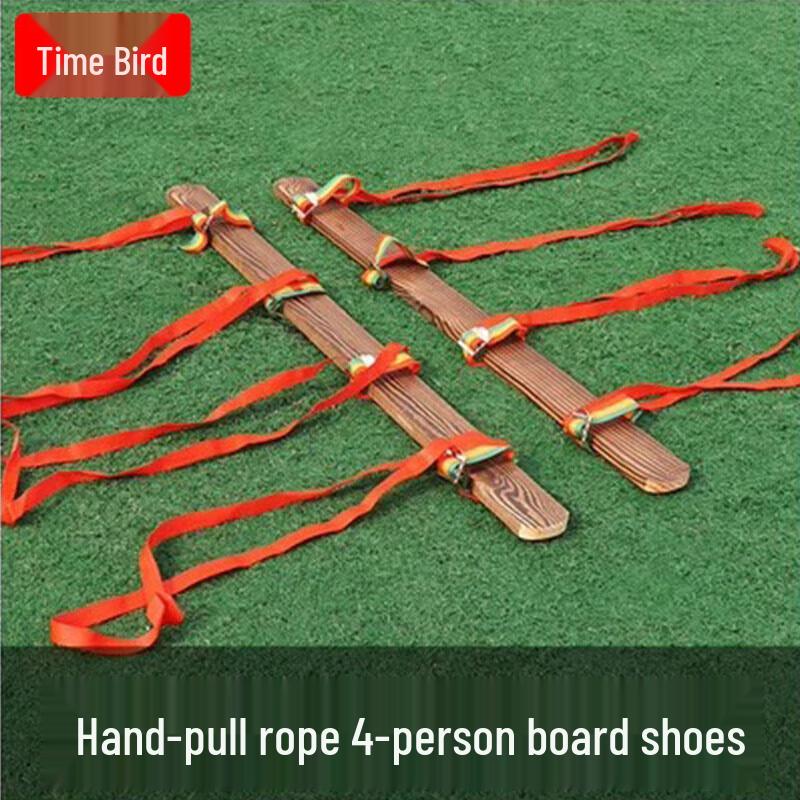 Team Race Walking Board Game with Ropes