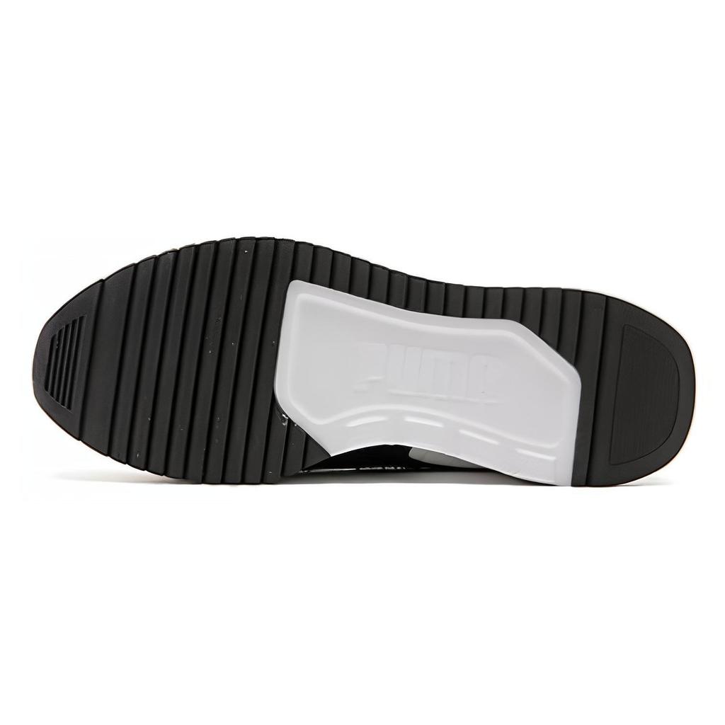 Puma Rider Future Fabric Cow Split Leather Synthetic Lightweight Woven Low Top Lifestyle Casual Shoes Unisex Sneaker White Beige Black 392899-02