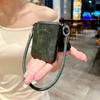 Business Crazy Horse Pattern Magnetic Case for Samsung Z Flip7: Foldable, Anti-Drop, Anti-Lost Lanyard, Compatible with 6/5 Gen.
