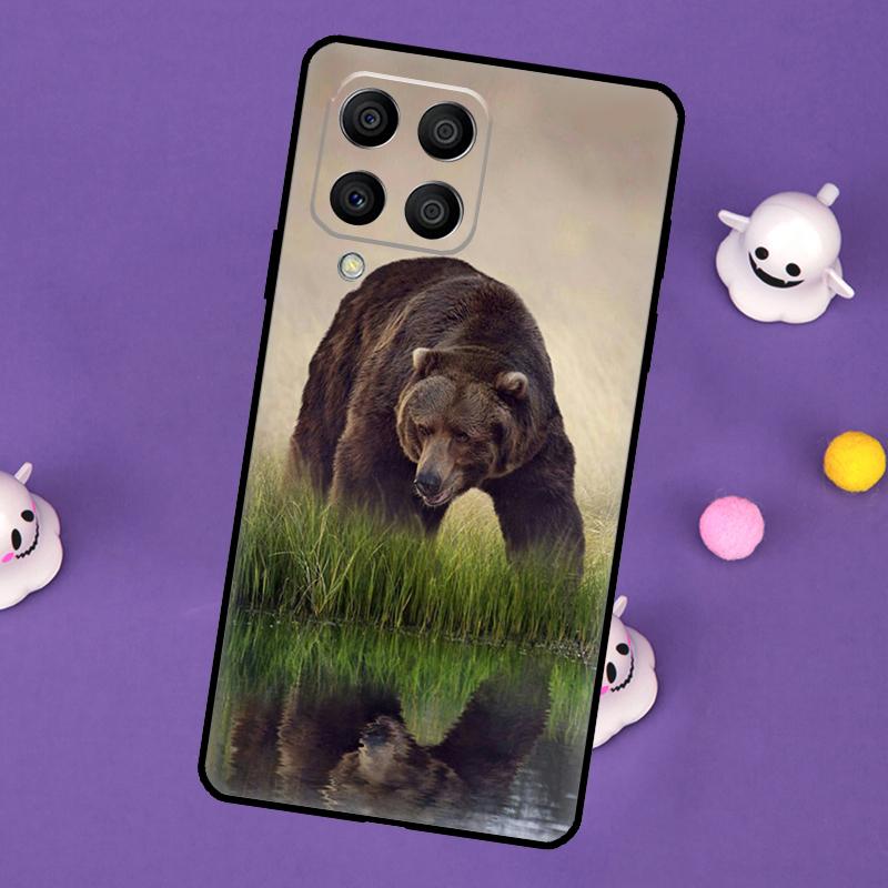 

Grizzly Bear Animal Cover For Samsung Galaxy M55 M15 M33 M13 M23 M53 M31 M51 M14 M34 M54 M20 M30s M52 M32 Case Samsung M30s