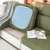 New Thicken Jacquard Sofa Seat Cushion Covers Solid Colors Striped Sofa Covers For Living Room Sectional Couch Covers Removable