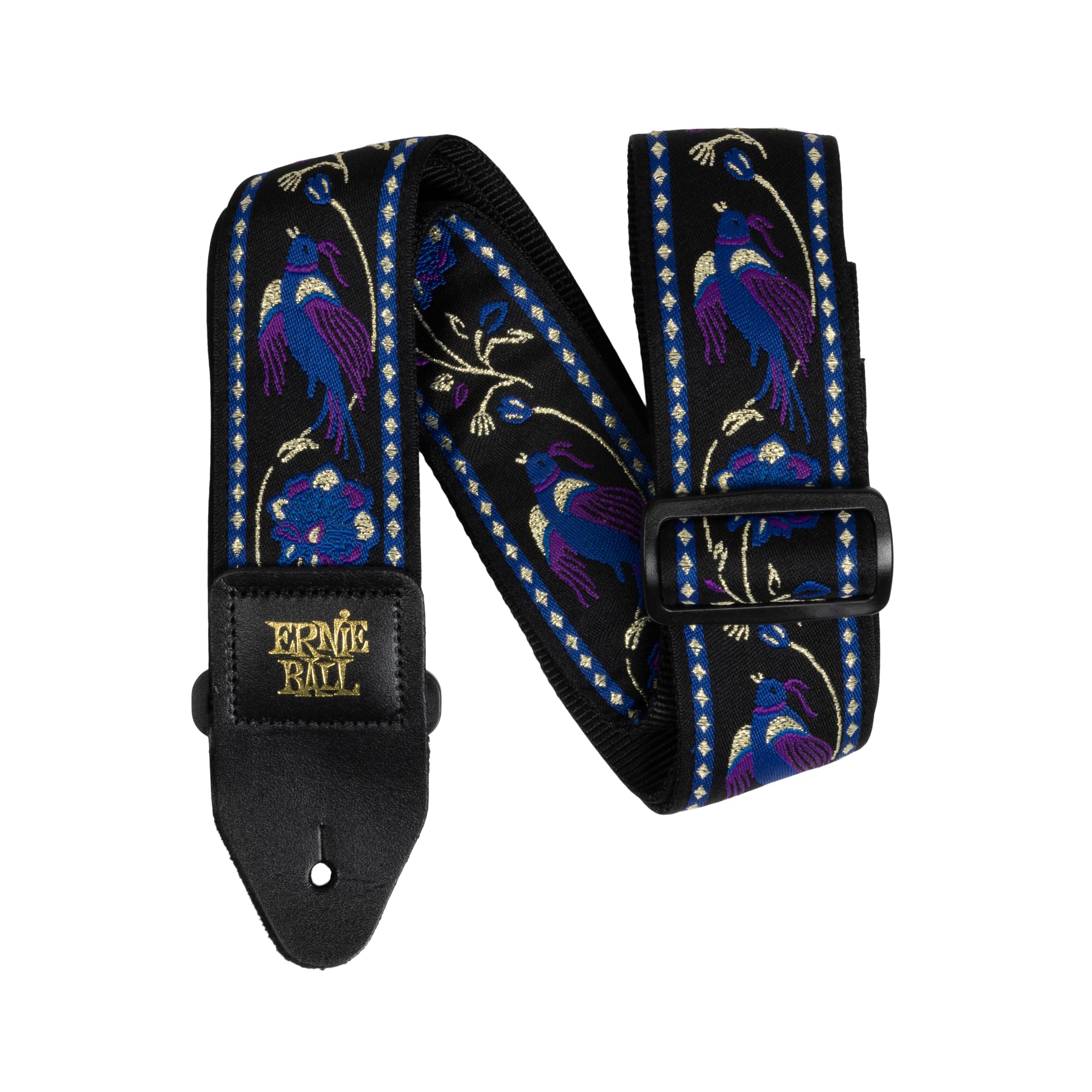

5371 Guitar Strap JACQUARD STRAP PURPLE PLEASANT PHEASANT Jacquard Strap Purple Pleasant Pheasant [ERNIE BALL] [Genuine]