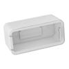 Tissue Box Cover, Cover Napkin Holder, Water Resistant Transparent Wall Mounted Bathroom Storage