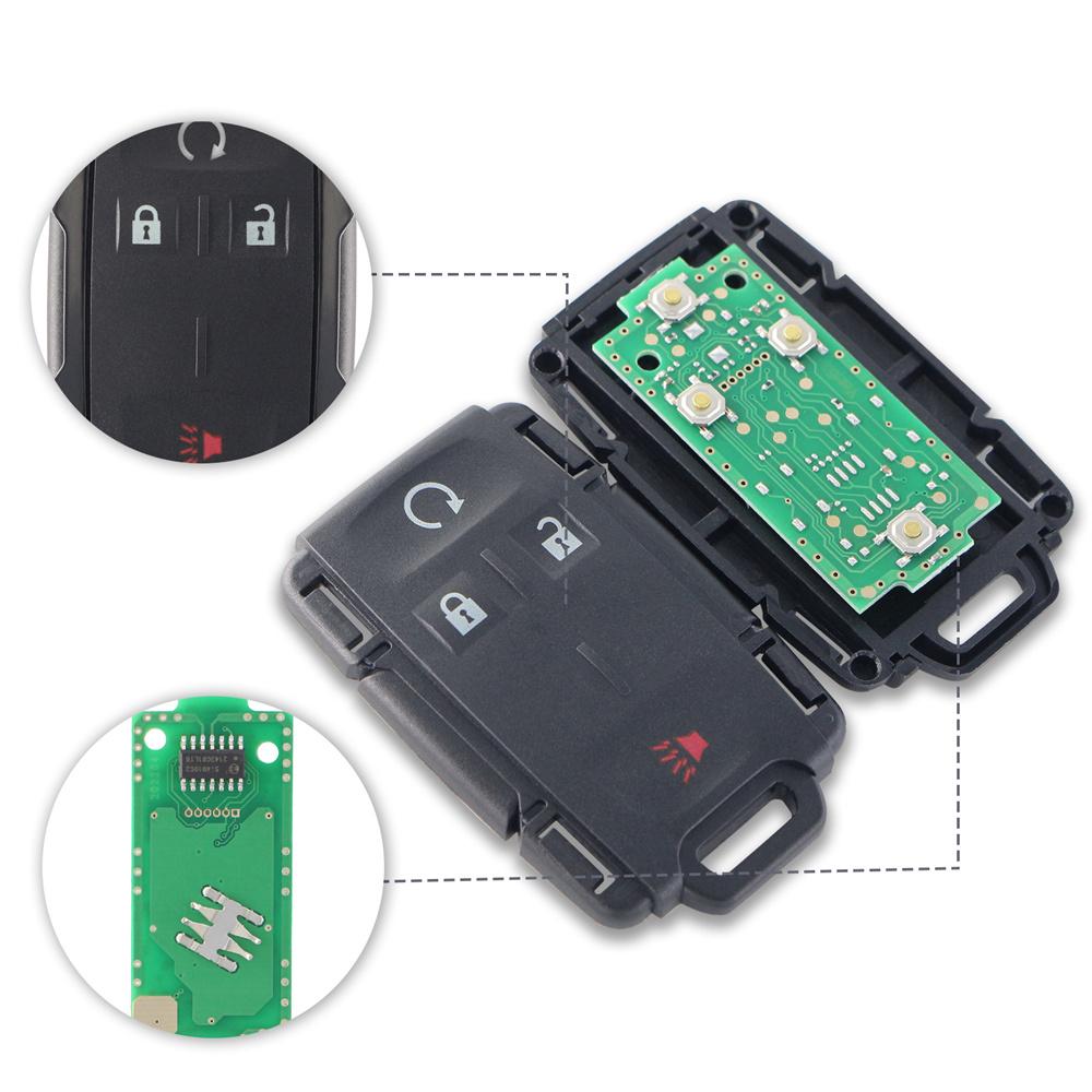 Remote Key M3N-32337100 For 2014-2018 Chevy Silverado GMC Sierra 1500 2500 3500