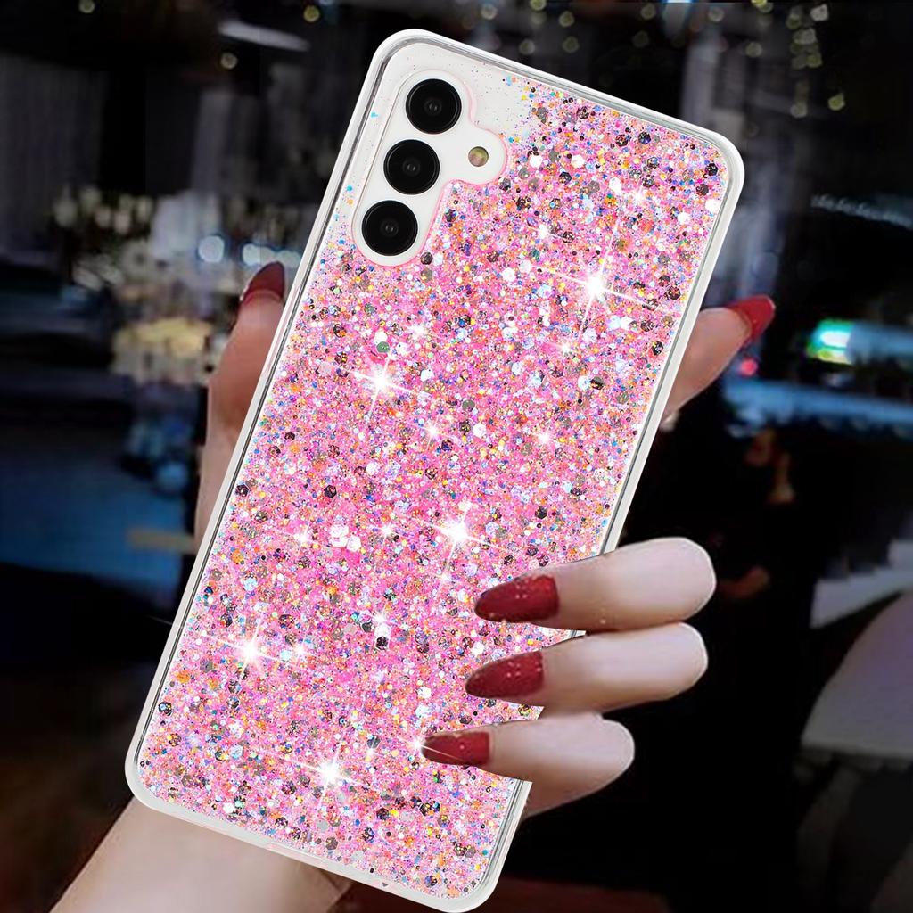 For Samsung Galaxy S24+ TPU Phone Case Epoxy Glittery Powder Cell Phone Cover
