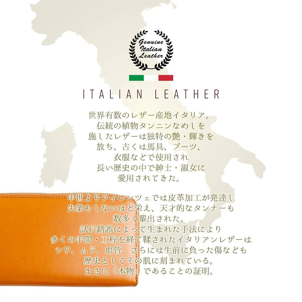 Dom Teporna Large Capacity Wallet for Men and Women, Genuine Italian Leather, Card Case, Holds 15 Cards, L-Shaped Zipper, Wide Opening, Green