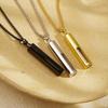 Men's Women's European Perfume Empty Bottle Small Arrow Pendant Necklace For Outdoor Travel Essential Oil Perfume Bottles Gift