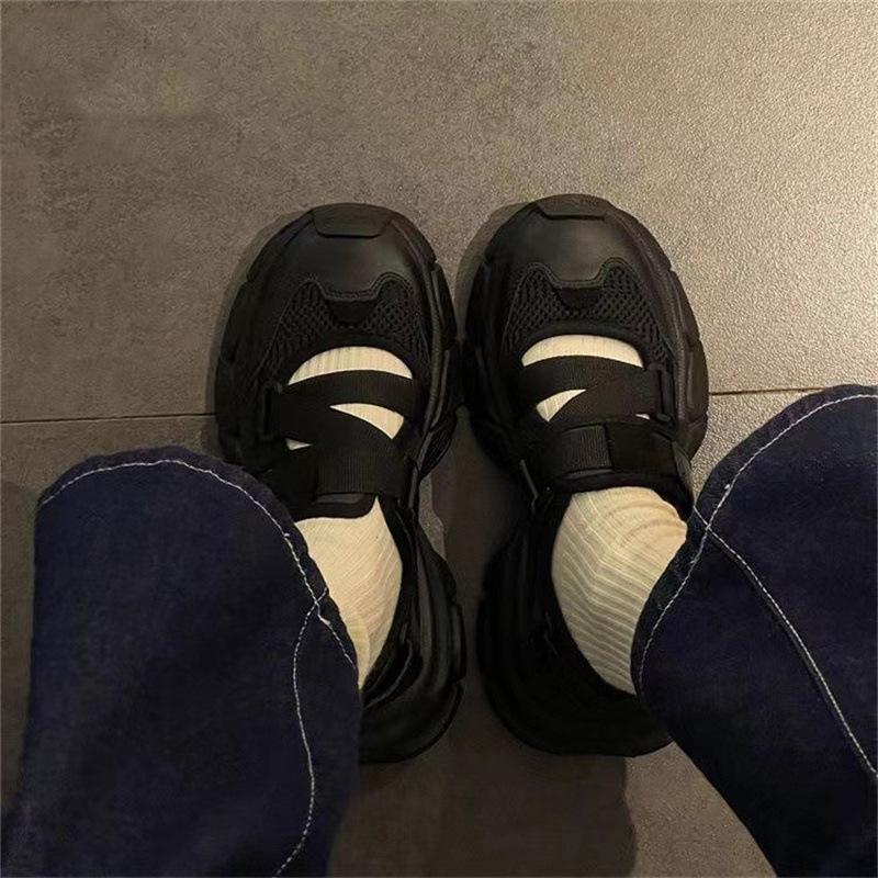 Sports Sandals Outer Wear Bag Head Shoes Summer New Breathable Mesh Lightweight Casual Dad Shoes