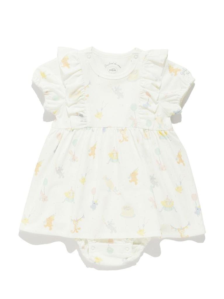 Limited Edition BABY Anniversary Pattern Romper PBCO252496 OWHT 70 [Gelato Pique]