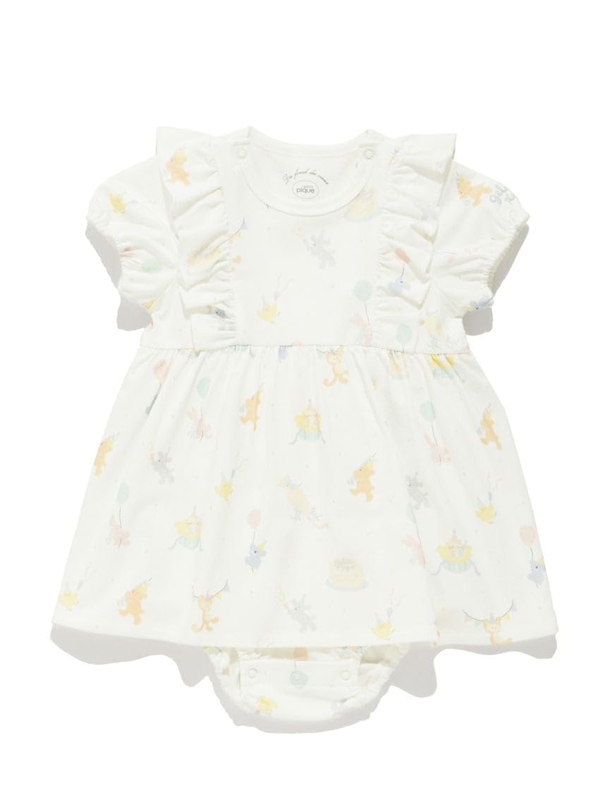 

Комбинезон с юбилейным принтом BABY лимитированной серии PBCO252496 OWHT 70 [Gelato Pique]