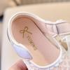 Pearl Princess Toddler Lace Mesh Walking Sandals - Soft Sole, Breathable Summer Shoes for Little Kids