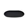 3 Pack Rubberized Plastic Ribbed Bathroom Tray Durable Organizer Soap Jewelry Makeup Accessories Storage