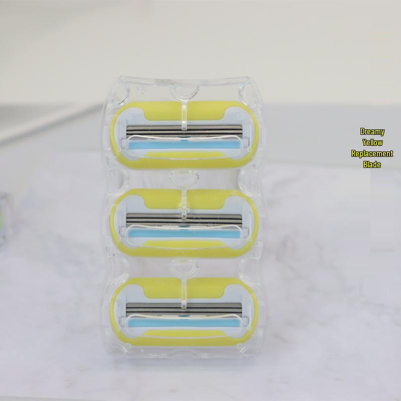 Damen Manueller Haarentfernungsrasierer mit Ersatzklingen - Heiß verkaufter Enthaarungs- und Rasierrasierer Epilierer.