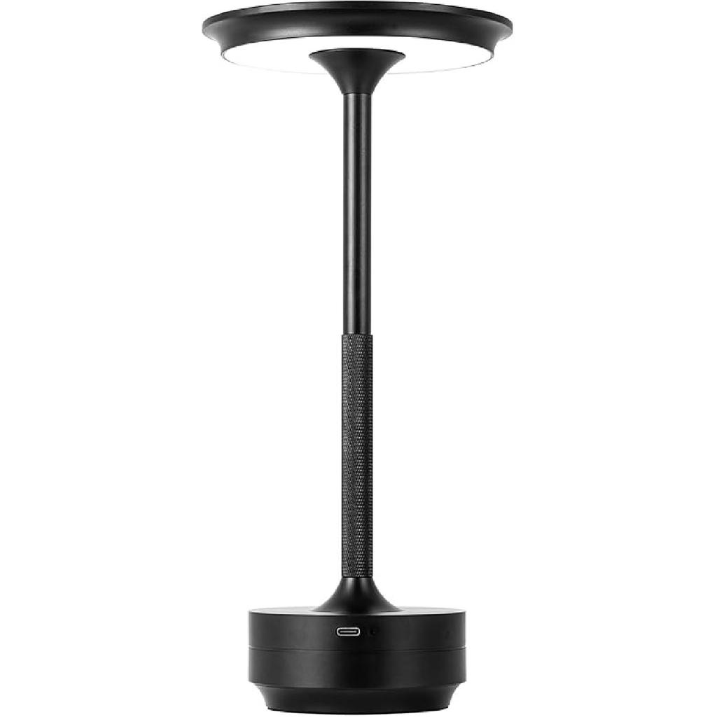 Rechargeable Cordless LED Table Lamps Touch Sensor Light, 3-Levels Portable Dimming Wireless Battery Operated Lamp Hao Nuan Ightstand Lamp/Night