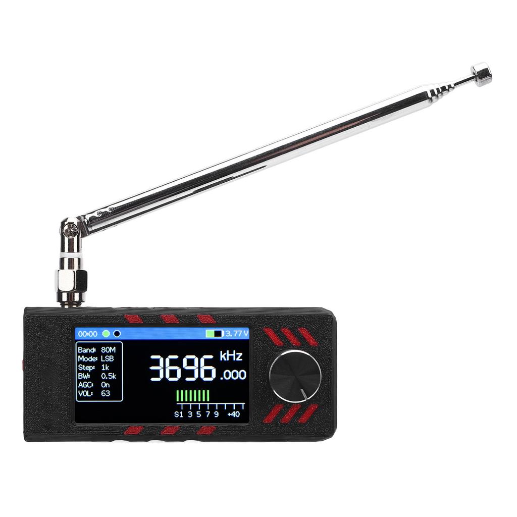 SI4732 DSP Receiver 1.9in Color Screen LSB USB AM FM Mode Pocket Receiver with 10KHz 180MHz Antennae
