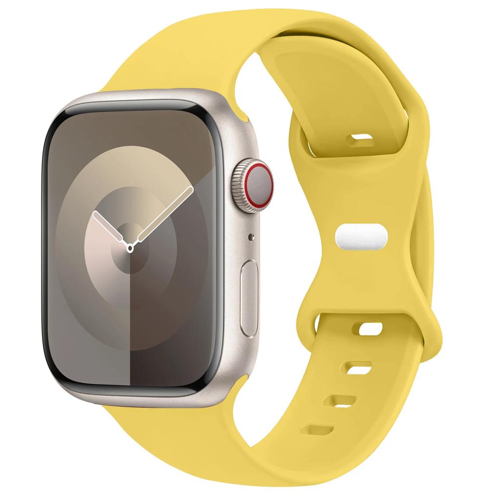 Silicone Strap For Apple Watch Band 44mm 45mm 41mm 40mm 49mm 42mm 38mm 46MM Sport Bracelet iWatch Series Ultra 2 SE 10 9 8 7 6 5