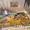 Anime Cartoon C Crayon Shin Chans Bathroom Mat Kids Room Bedroom Decoration Balcony Anti Slip Doormat Living Room Welcome Rug